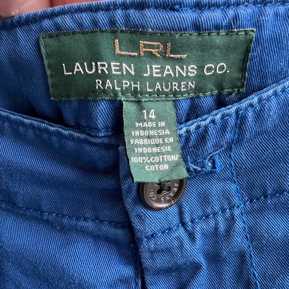 LAUREN Ralph Lauren Royal Blue Shorts - Picture 2 of 5